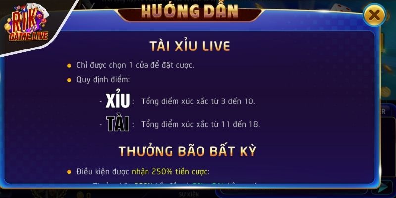 Cược gấp thếp Tài Xỉu RIKVIP